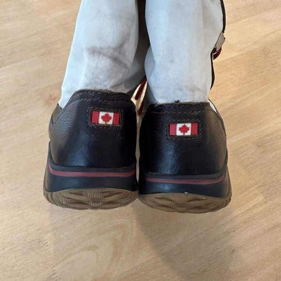 Pajar Canada Grip Tall Lace Waterproof Winter Boots White EU37 Womens 6 - Picture 10 of 12